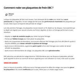 PDF rodage de plaquette de frein EBC
